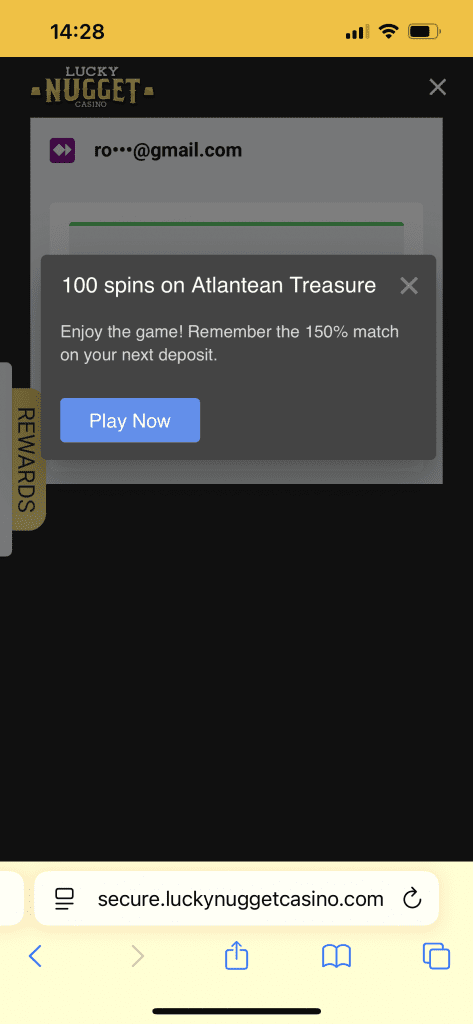 Lucky Nugget Casino Bonus