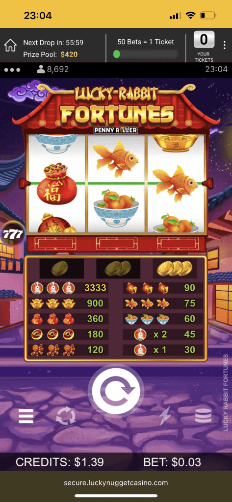 Lucky Nugget Casino Game