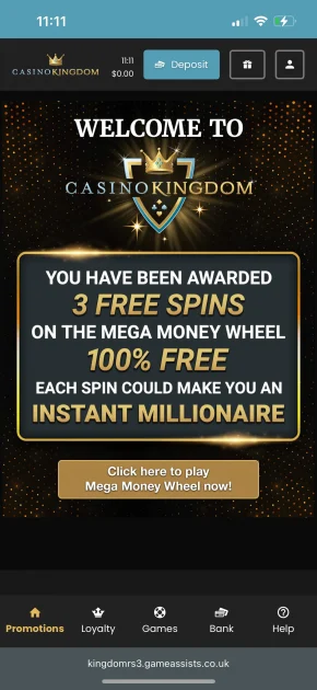 Casino Kingdom bonus