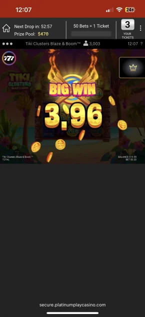 platinum play casino game