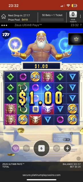 platinum play casino game