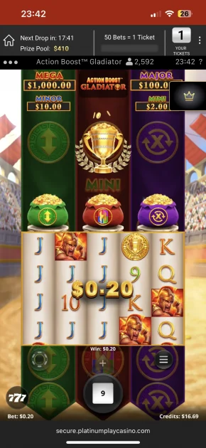 platinum play casino game