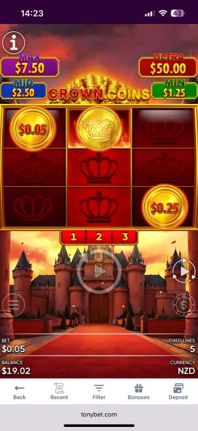 Tonybet Casino game