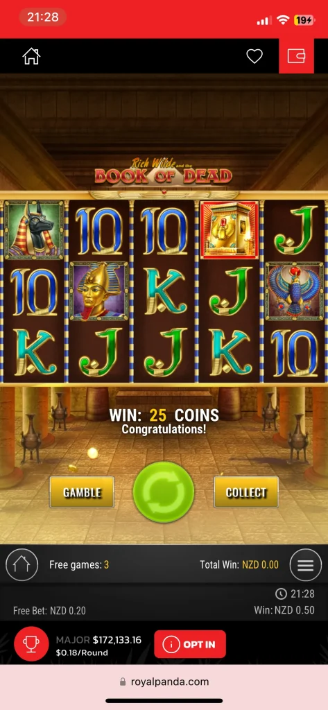 Royal Panda Casino game