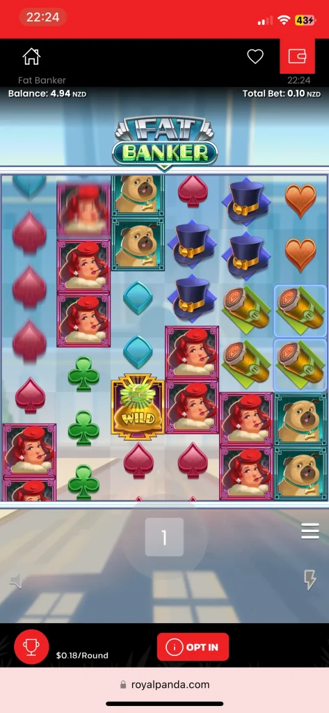 Royal Panda Casino game