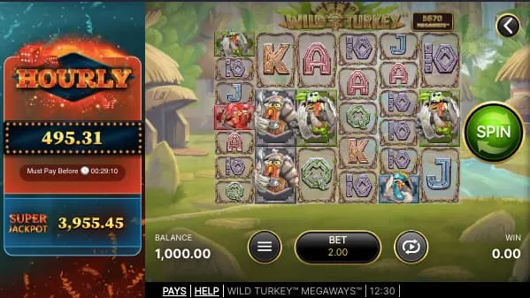 wild turkey megaways