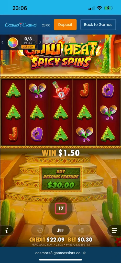cosmo casino game