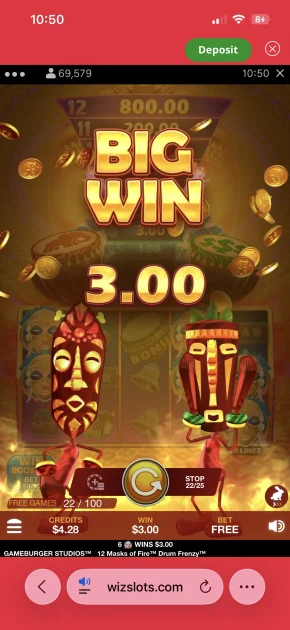 wiz slots casino game
