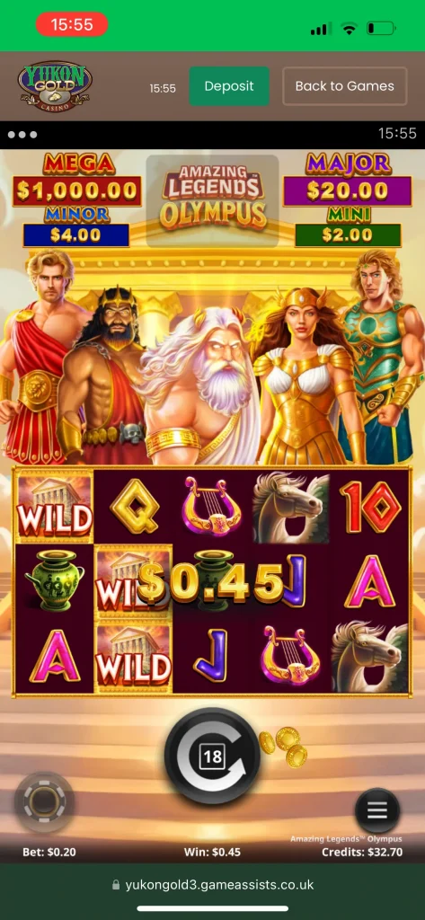Yukon Gold Casino Game