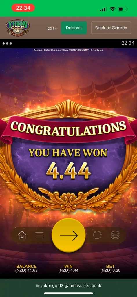 Yukon Gold Casino Game