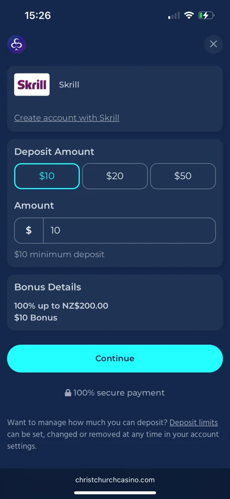 Christchurch Casino Deposit