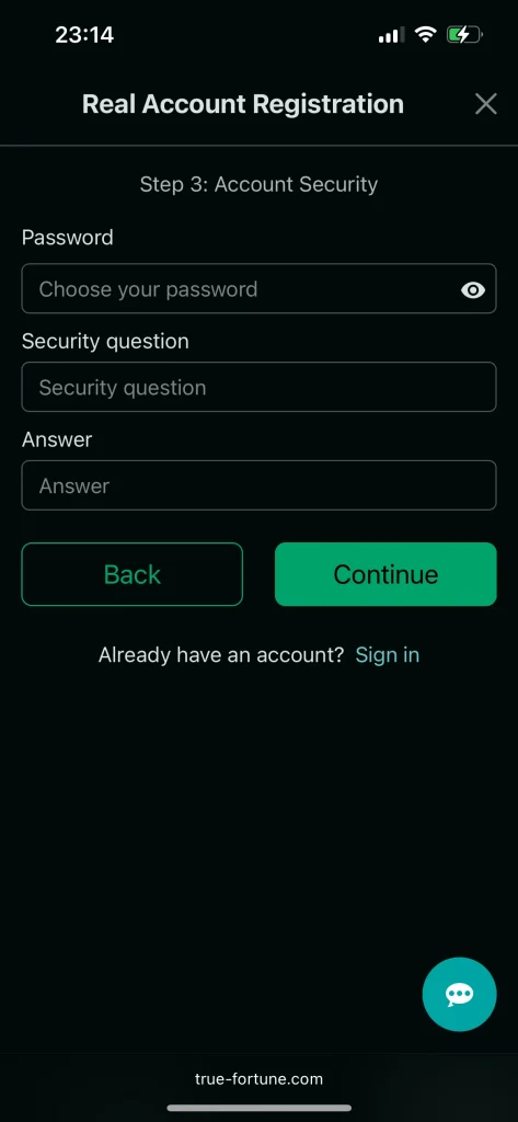 True Fortune Casino Registration