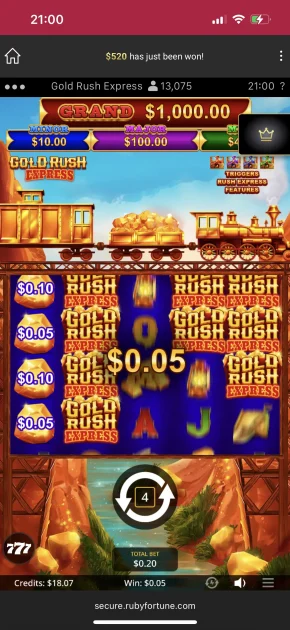 ruby fortune casino game