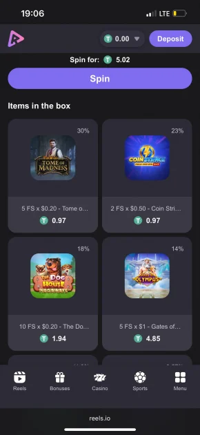 Reels.io casino