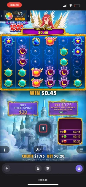 Reels.io casino game